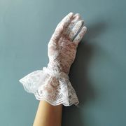 女　ファッション　　お嫁さん　　手袋　　レース
