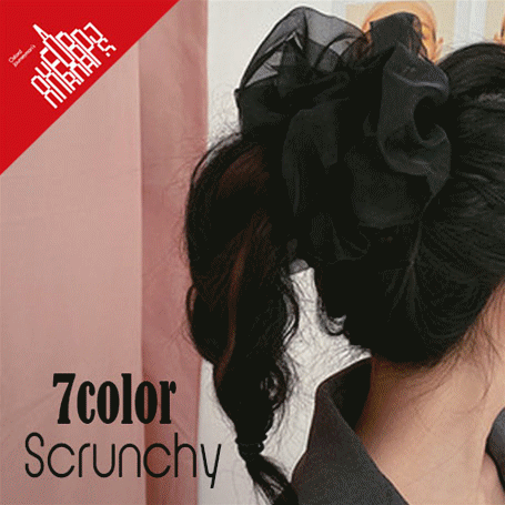 BLHW165382◆即納あり◆オーガンジービッグシュシュ◆ ヘアアレンジ 22Color /*