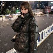 【クーポン併用で最安値更新】韓国ファッション  PUレザー パンジャケット コート トレンド 冬の摩耗