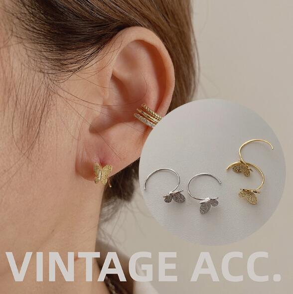 ピアス アクセサリー 胡蝶 韓国風 デザイン ビンテージ レディースファッション 春栄 株式会社 問屋 仕入れ 卸 卸売の専門 仕入れならnetsea