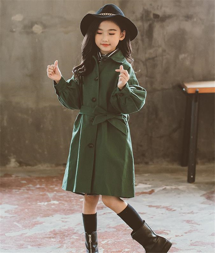 在庫激安処理 韓国ファッション トレンチコート バンディング 中・長セクション ギャザリング コート