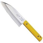 【国内のみ】SABI KNIFE-4出刃シャチ片刃 黄色　11471