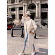 コート ファッション チェスターコート 女性 2020 新作 冬 子羊の毛 カレッジ風 厚手 カジュアル