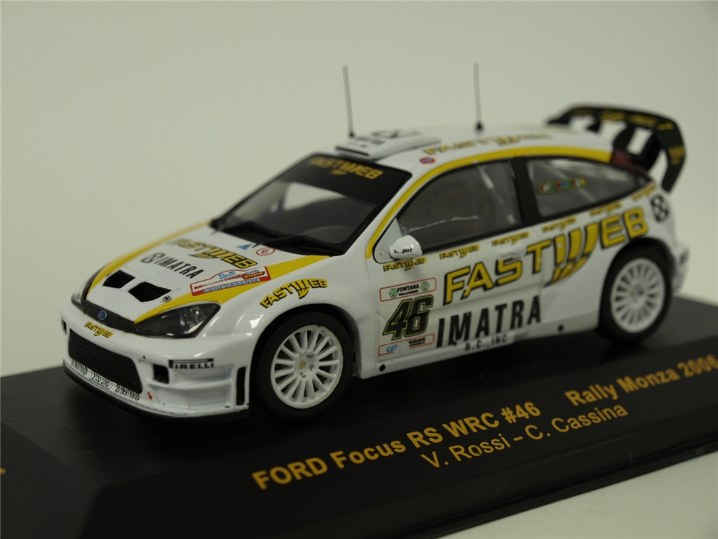 ixo/イクソ フォード フォーカス RS WRC 06 モンツァ・ラリー 優勝 #46 V.Rossi/C.