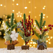 Christmas限定 クリスマスツリー ミニツリー クリスマス飾り 卓上 玄関 室内 店舗 インテリア 装飾