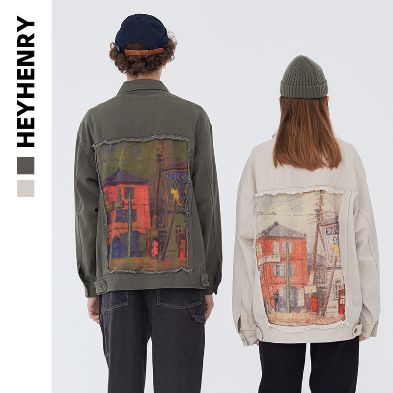 メンズファッション レトロ風 ジャケット 男女兼用 ストリート系アウター 新作 秋冬 全2色 アパレル ゼットジー 株式会社 問屋 仕入れ 卸 卸売の専門 仕入れならnetsea