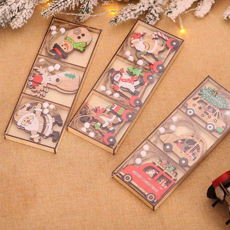 Christmas限定 ツリー飾り チャーム ウォールデコレーション クリスマス用品 9点セット 壁 インテリア