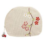 【ご紹介します！日本らしい桜の柄のファッション和雑貨！枝垂桜】ポーチ