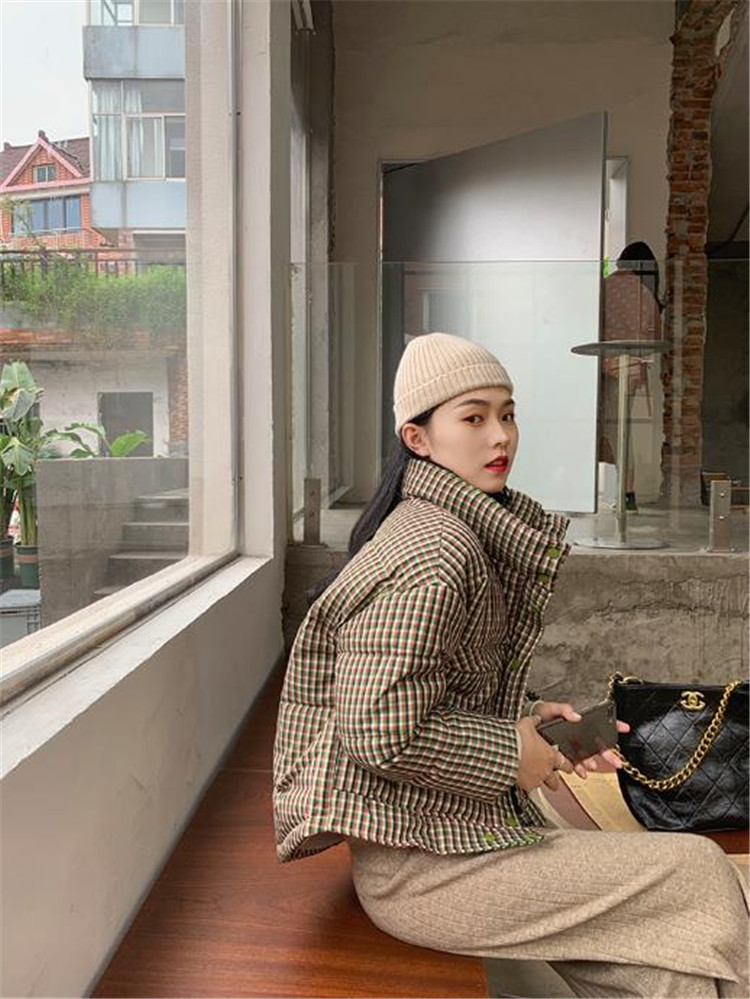 韓国ファッション冬コート女性ファッション 綿の服 短いスタイル