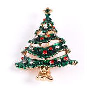 クリスマス商材☆キラキラブローチ☆クリスマスツリー