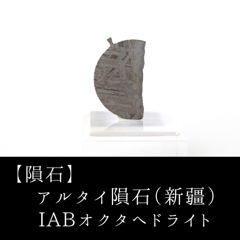 【隕石】アルタイ隕石（新疆） IABオクタヘドライト 中国新疆ウイグル産 2000年 原石 置物