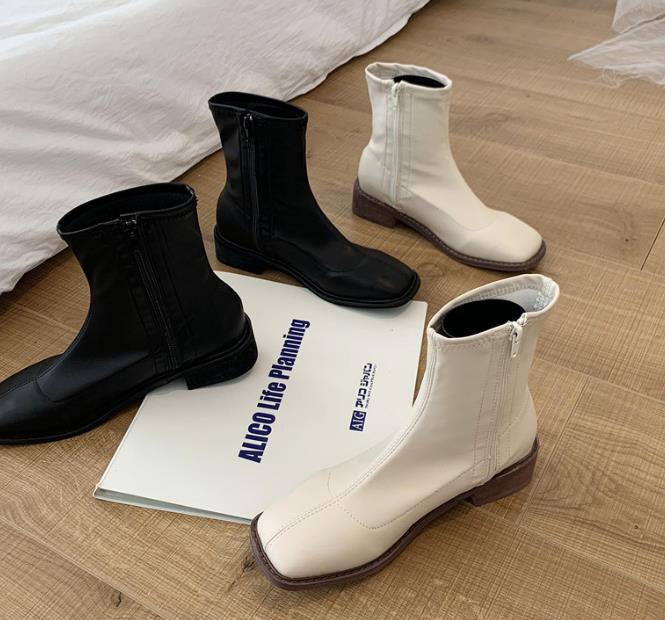 秋の新型韓版東大門秋冬方頭低とチェルシー短靴マルティンス靴女靴騎士靴 アパレル 株式会社 シャミル 問屋 仕入れ 卸 卸売の専門 仕入れならnetsea