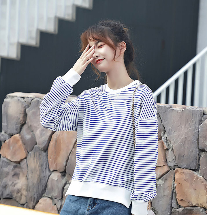 上品映え 春新作 長袖 韓国スタイル 上着 パーカー 学生 Tシャツ 韓国ファッション レディース トップス アパレル エスペランス 合同会社 問屋 仕入れ 卸 卸売の専門 仕入れならnetsea