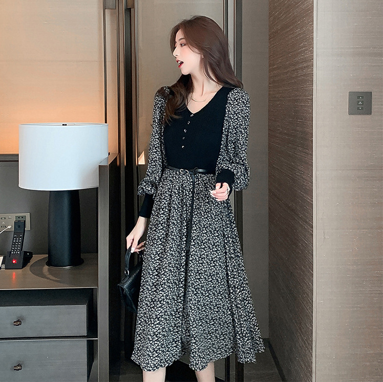 春秋 新作 スリム効果 ジャージワンピース スカート ワンピース レディース 韓国ファッション アパレル エスペランス 合同会社 問屋 仕入れ 卸 卸売の専門 仕入れならnetsea