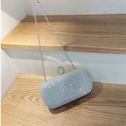 オシャレの幅が広がる 韓国ファッション ダイヤモンド イブニングバッグ  バンケットバッグ