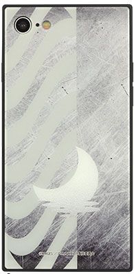 WAVE!!~サーフィンやっぺ!!~iPhone SE(第2世代)/8/7対応スクエアガラスケース 秋月ショウBWSY-01B