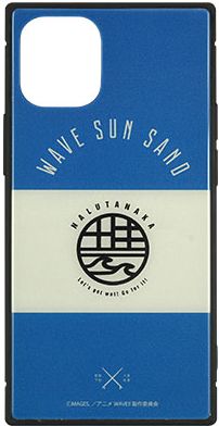 WAVE!!~サーフィンやっぺ!!~2020 iPhone12 mini対応スクエアガラスケース 田中ナル BWSY-02C