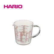 2020新作『HARIO』耐熱ガラス製メジャーカップワイド200　MJCW-20-R-BK（ハリオ）