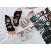 新作 サンダル ファスナー シューズ 婦人靴 サンダル レディース 韓国ファッション