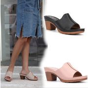 新作 サンダル ハイヒール ビックサイズ スリッパ シューズ 婦人靴 レディース 韓国ファッション