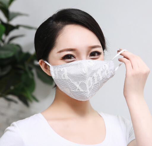 レースマスク　3Dマスク　大人用　秋冬マスク　飛沫防止　花粉症対策　洗える