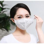 レースマスク　3Dマスク　大人用　秋冬マスク　飛沫防止　花粉症対策　洗える