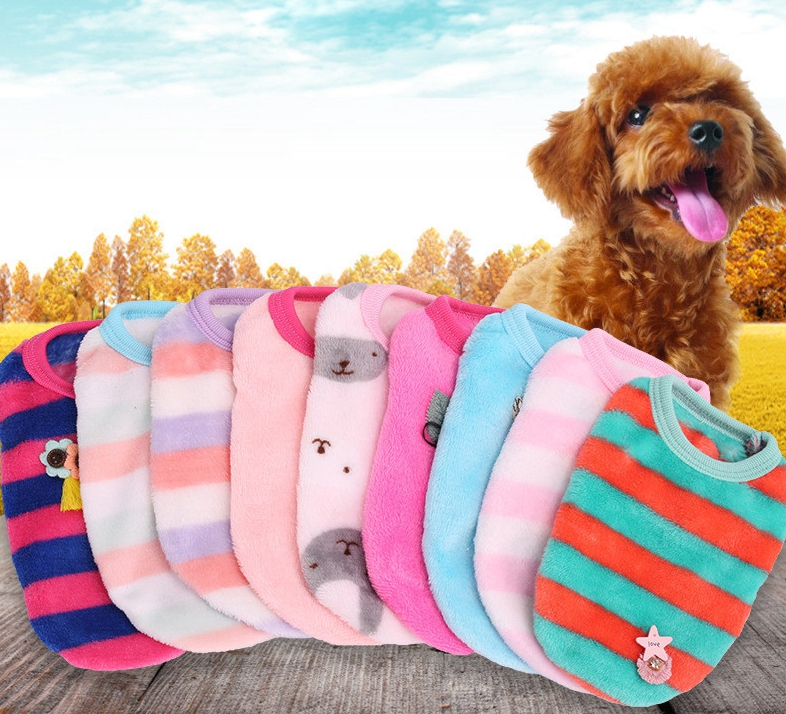 子犬 犬服 猫服 可愛い 防寒 人気 ファッション 小型犬服 犬猫洋服 ペット用品 ドッグウェア