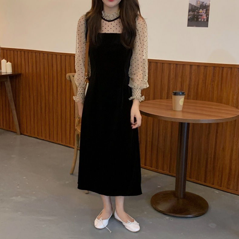 簡単にオシャレを楽しむ スカート 新作 スリム マキシ ワンピース 韓国ファッション レディース