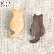 ■ピズム■　Wood Brooch　CAT
