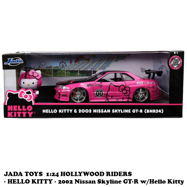 1:24 HELLO KITTY 2002 Nissan Skyline GT-R w/Hello Kitty【ハローキティ】ミニカー 有限会社  ステップス | 卸売・ 問屋・仕入れの専門サイト【NETSEA】