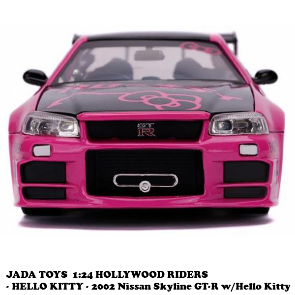 JADA TOYS ハローキティ 2002年式スカイラインGT-R Jada 1:24 Hello Kitty & 2002 Nissan Skyline GT-R (BNR34) | eBay