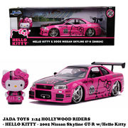 1:24 HELLO KITTY 2002 Nissan Skyline GT-R w/Hello Kitty【ハローキティ】ミニカー
