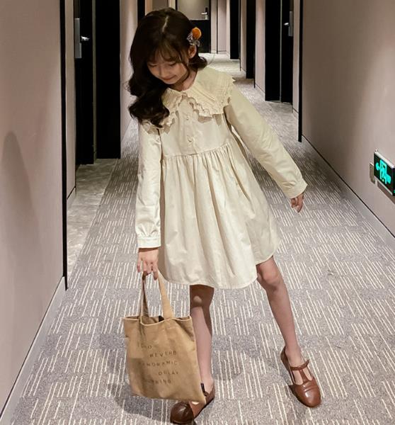 沖縄 離島除く全国届 春秋新作 キッズ ワンピース 子供服 女の子 長袖 ドレス ロング 110 160cm Russkijmir Org