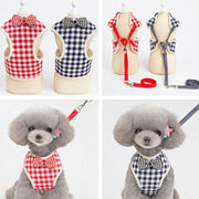 ◆ペット服（牽引ロープ含み）◆犬服◆ペット牽引ロープ◆犬用リード◆犬用胸背 ペットグッズ