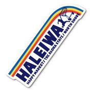 ハレイワハッピーマーケット ステッカー HALEIWA レインボー HHM081 おしゃれ ハワイ