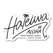 ハレイワハッピーマーケット ステッカー Haleiwa 手書き HHM063 おしゃれ ハワイ