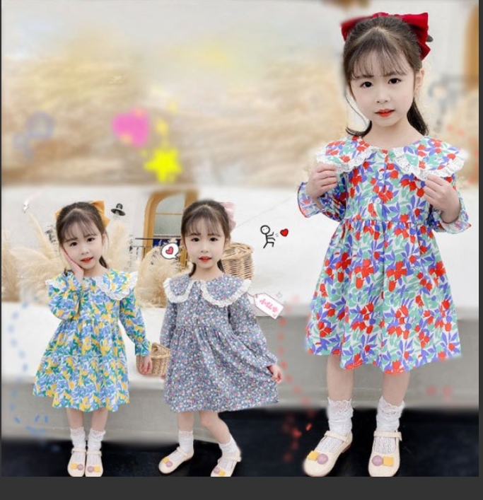 2021新作 子供服 ワンピース 花柄 全3色 花柄 女の子 幼児 ワンピ 祝い 結婚式 キッズ ベビー ワンピー