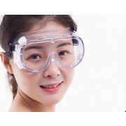 保護メガネ 高透明度 目の保護 花粉ほこりシャットアウト プロテクトメガネ