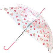 【和雑貨】【和土産】ビニール傘　桜 うさぎ　桜　かさ　雨　雨がさ　ジャンプがさ　婦人　子供