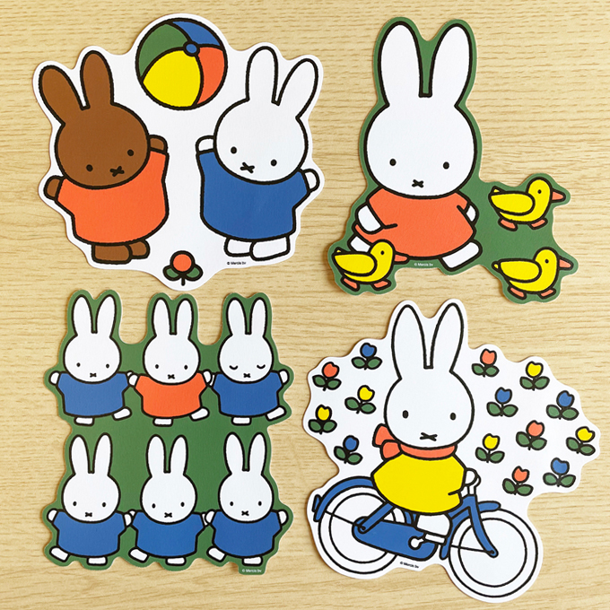 Miffy ミッフィー ウォールステッカー 自転車 キャラクター 絵本 イラスト かわいい うさぎ Mif016 雑貨 株式会社 ゼネラルステッカー 問屋 仕入れ 卸 卸売の専門 仕入れならnetsea