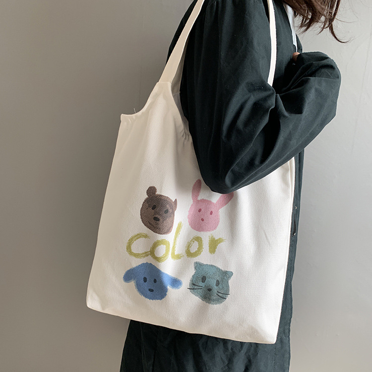 2020新型ズック　可愛いプレゼント　容量の大きい　キャンパス　ショルダーバッグ　女