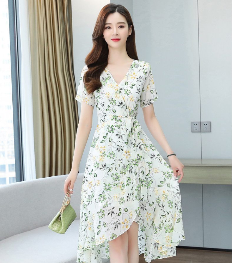 花柄 ワンピース 夏 新作 韓国スタイル スカート 韓国ファッション レディース