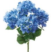 【造花】アジサイブッシュ　ブルー