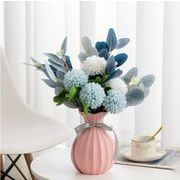 クリエイティブ フラワーアレンジメント 家具 装飾 セラミック シミュレーション 花+花瓶
