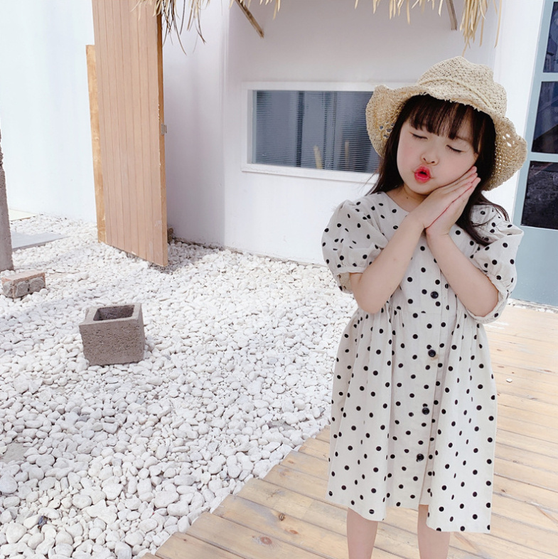 うのにもお得な情報満載！ 韓国子供服 ドット キュロット 女の子 110 水玉 可愛い グリーン