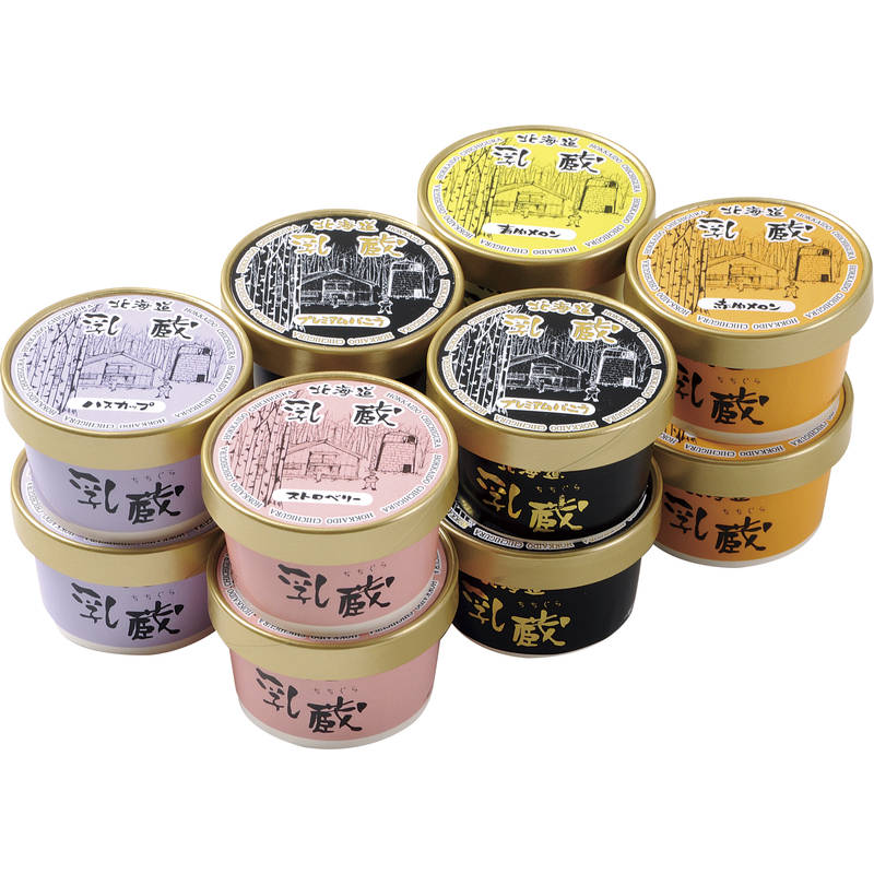 乳蔵 北海道アイスクリーム5種12個 110004　（2021 お中元 限定） 【直送品】 送料無料