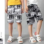 「120‐160号」全2色 男の子 コットン素材 半ズボン ボトムス パンツ キッズ 子供服