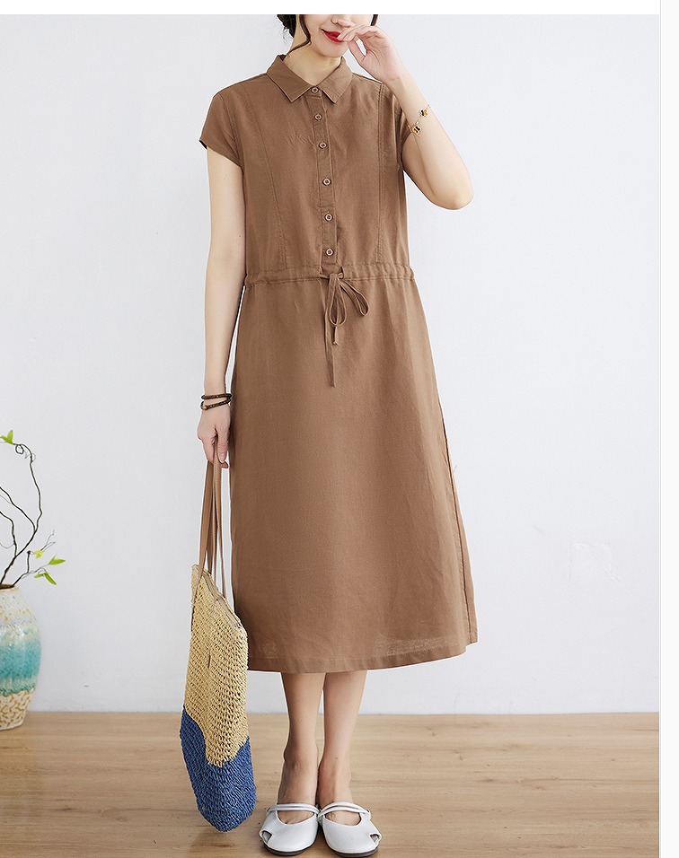 春夏新作 ファッション 人気ワンピース ダークブルー カーキ2色展開 アパレル 株式会社 スリー ストンズ レディース 問屋 仕入れ 卸 卸売の専門 仕入れならnetsea