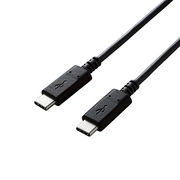 エレコム USB2.0ケーブル/C-Cタイプ/認証品/PD対応/3A出力/3.0m/ブラッ
