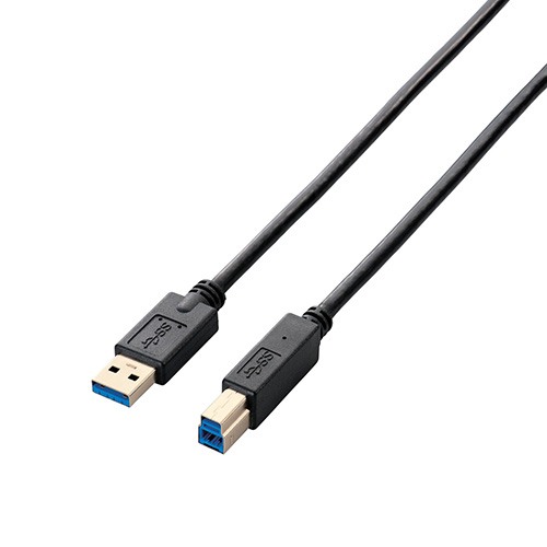エレコム USB3.0ケーブル/A-Bタイプ/スタンダード/0.5m/ブラック USB3-